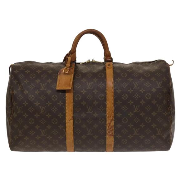 LOUIS VUITTON Monogram Keepall 55 Boston Bag M41424 - Picture 13 of 16